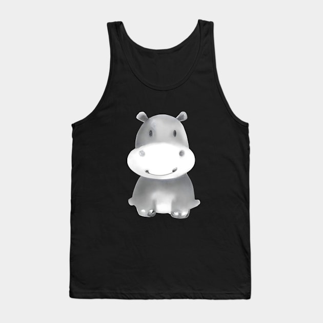 Baby Hippo Tank Top by Zenflow